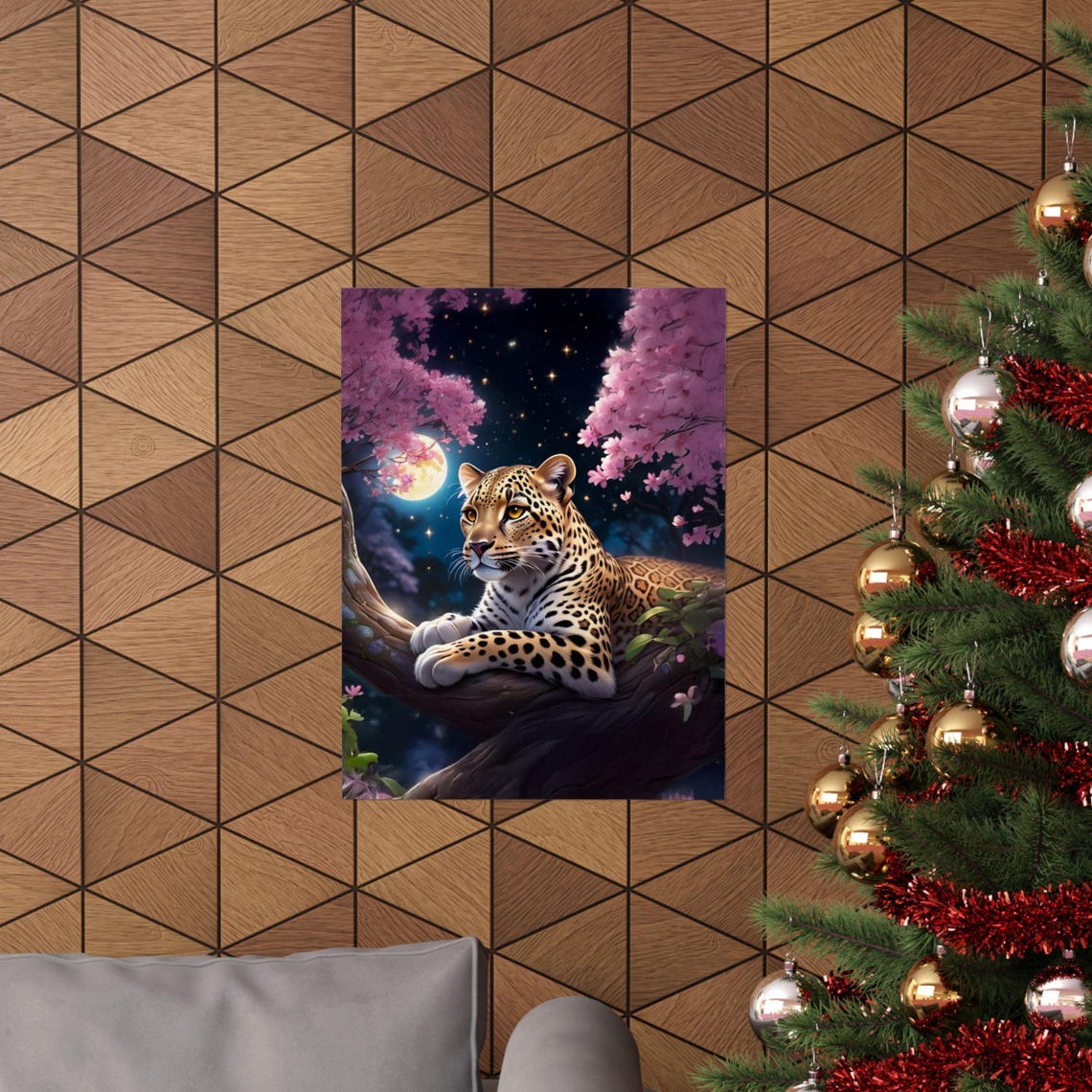 Leopard Whimsical Storybook Animal, Nursery Decor - Image 4