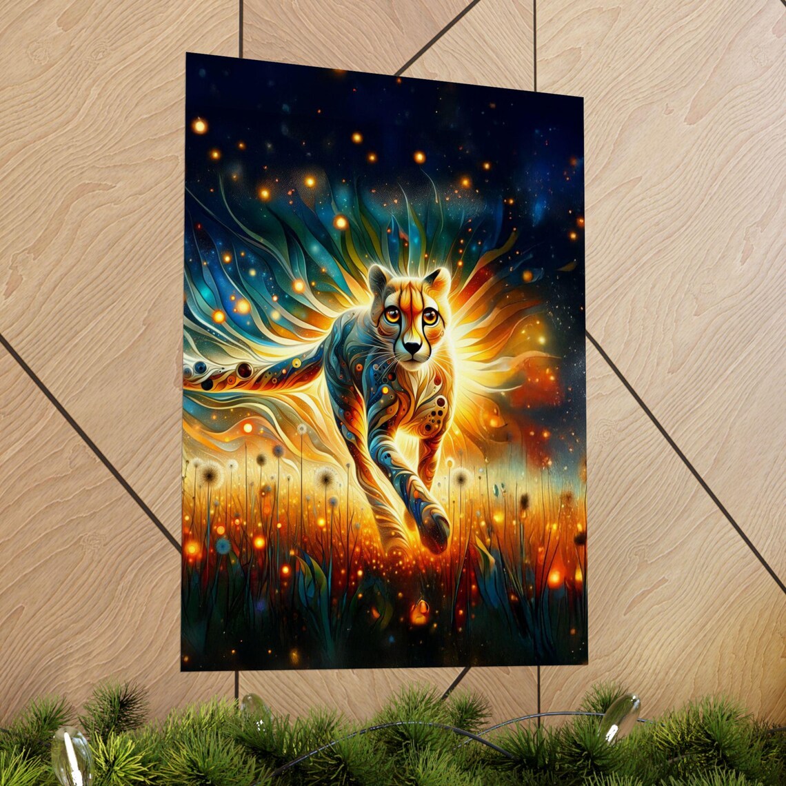 Cheetah Poster, Decor for Animal Lovers - Image 3