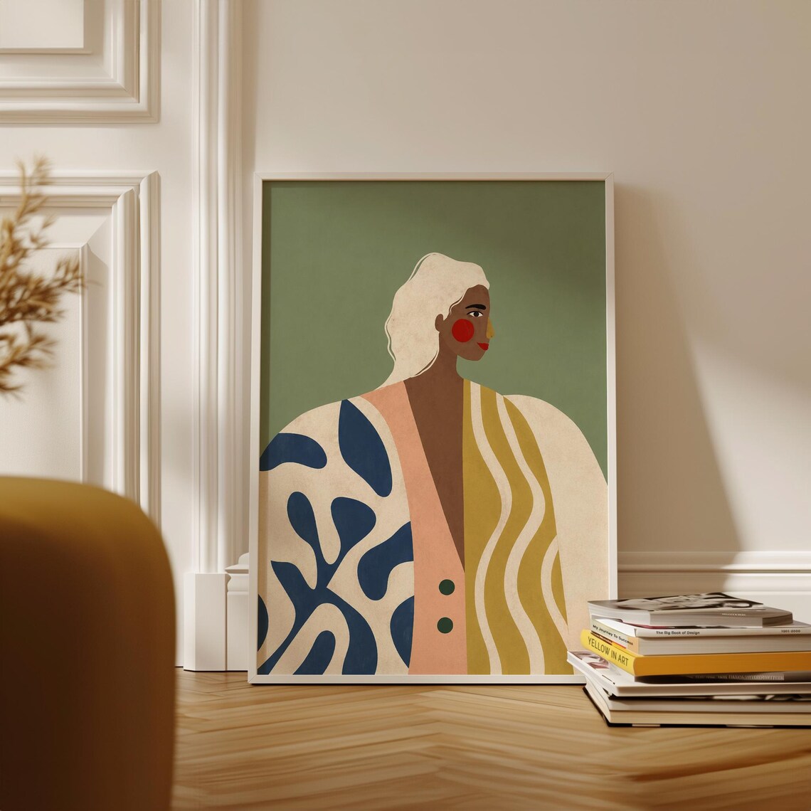Abstract Woman Art Print