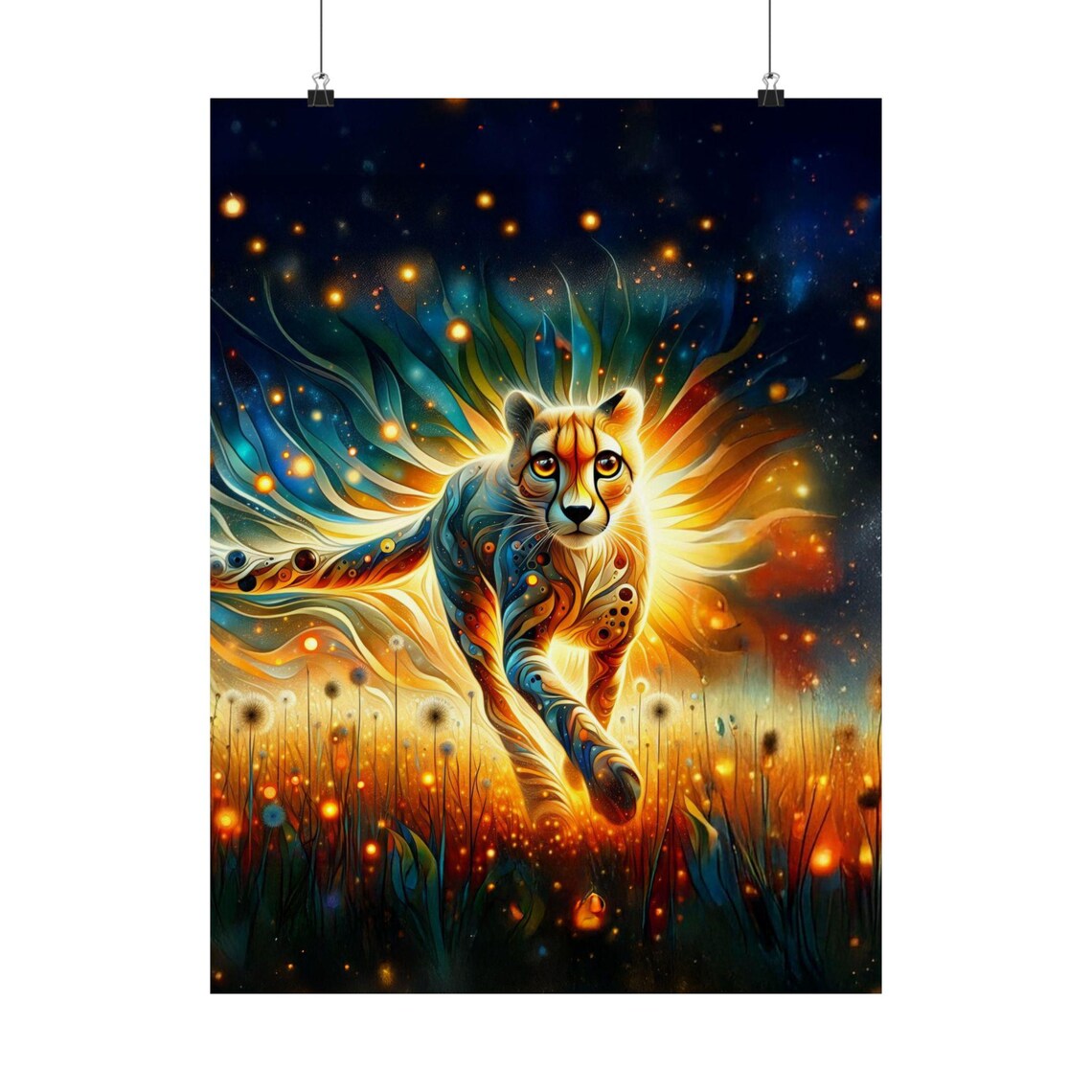 Cheetah Poster, Decor for Animal Lovers - Image 4