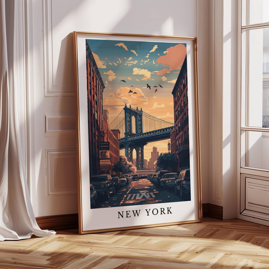 New York Cityscape Poster