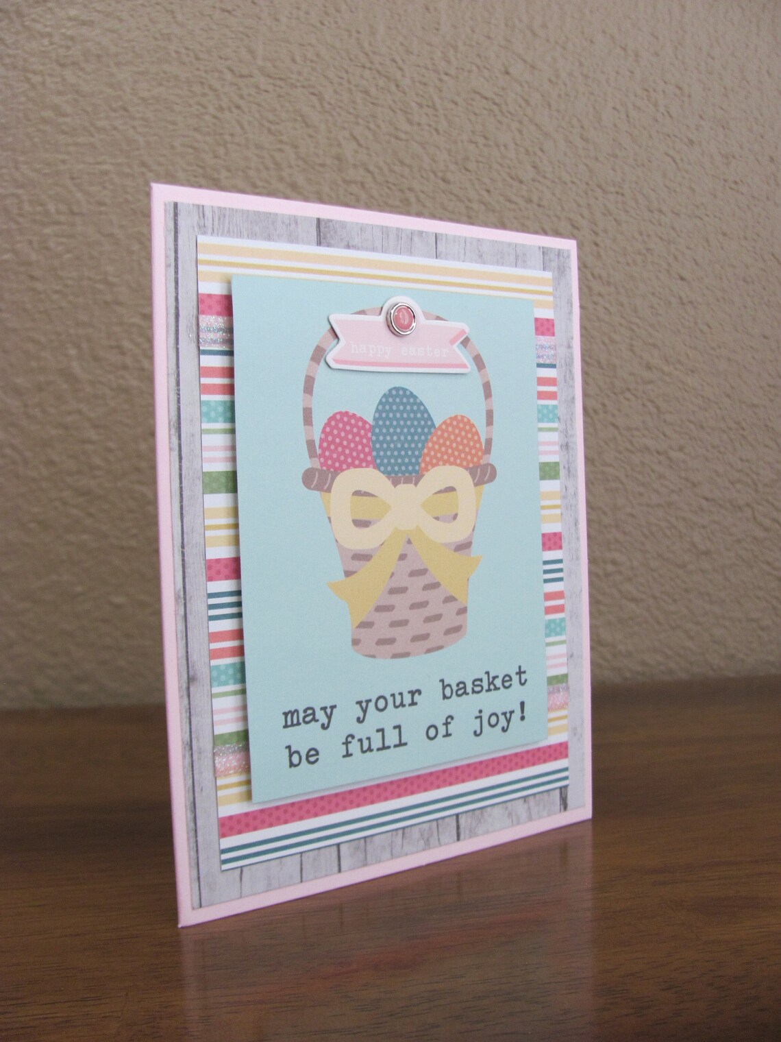 May Your Basket Be Full Of Joy, Easter Greeting Card - Image 2