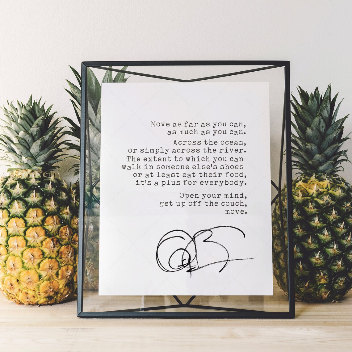 Anthony Bourdain Quote Print, Travel Quote Art Poster - Image 4