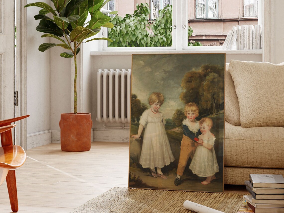 The Sackville Children John Hoppner Famous Painting Classic Painting Museum Quality Print Vintage Wall Art Vintage Print - Image 3