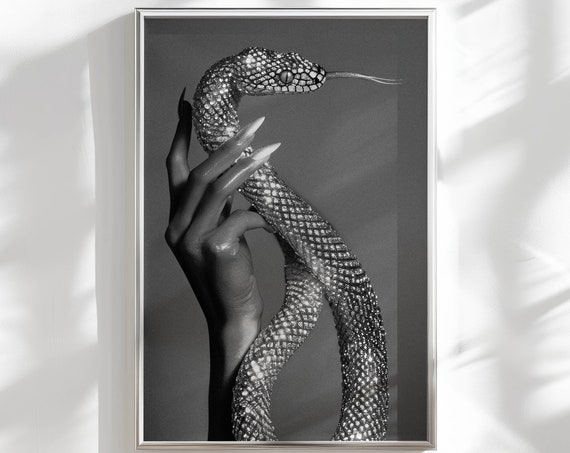 Surreal Art Fashion Print Black And White Art Fashion Wall Art Eclectic Home Decor Y2k Aesthetic Wall Art Funky Home Decor Retro Poster