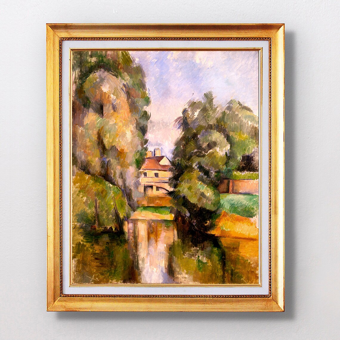 Paul Cezanne Country House By A River 1890 Fine Art Glice Sku 0248