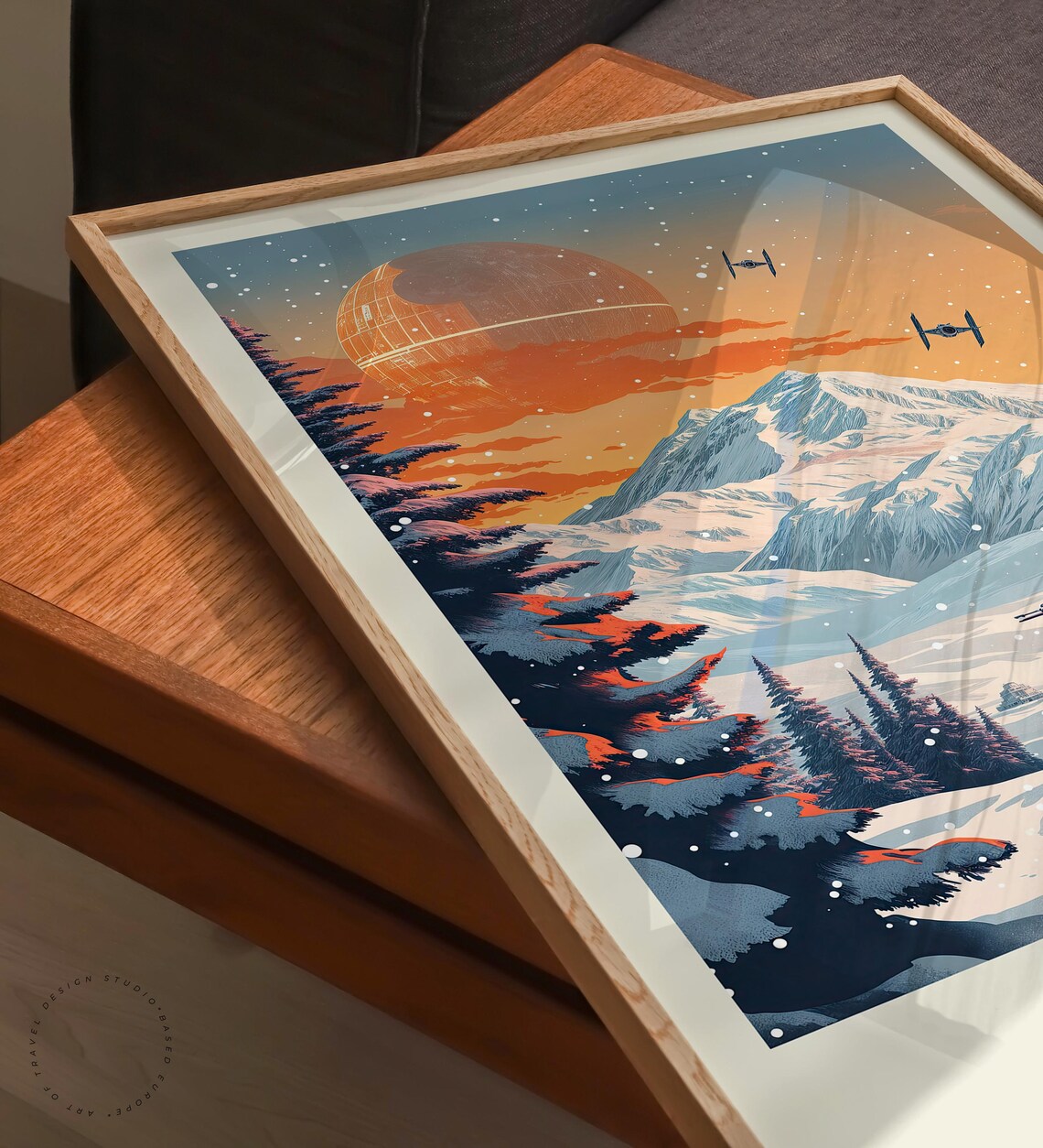 Star Wars Hoth The Planet Of Eternal Winter Travel Poster - Image 2
