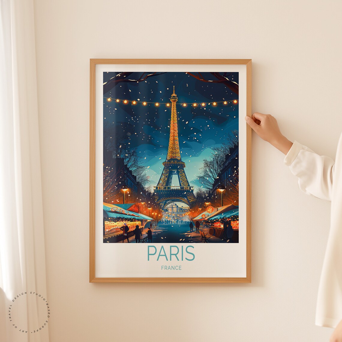 Paris Travel Poster, France Wall Decor Art Print - Image 2