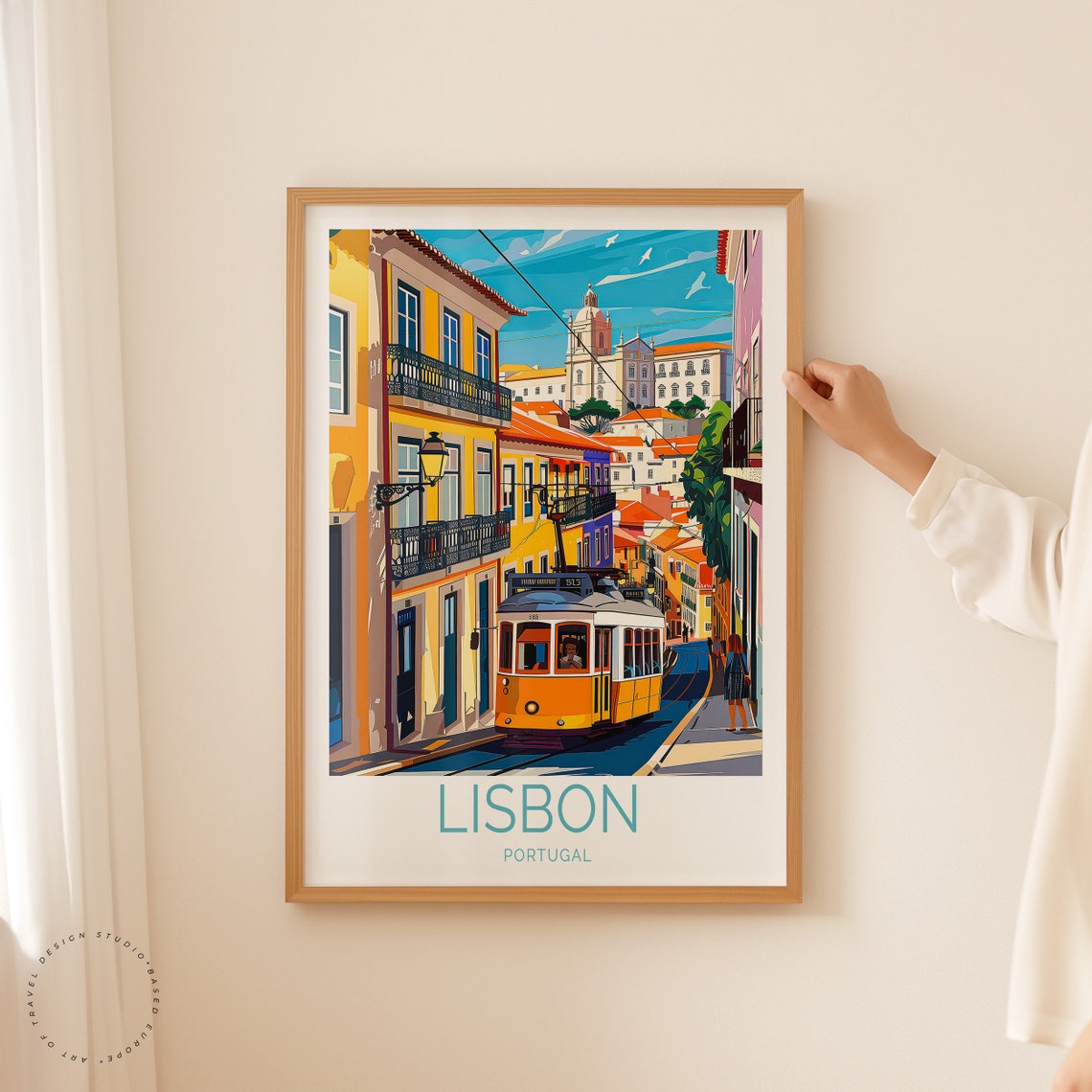 Lisbon Travel Poster, Portugal Wall Art Decor - Image 5