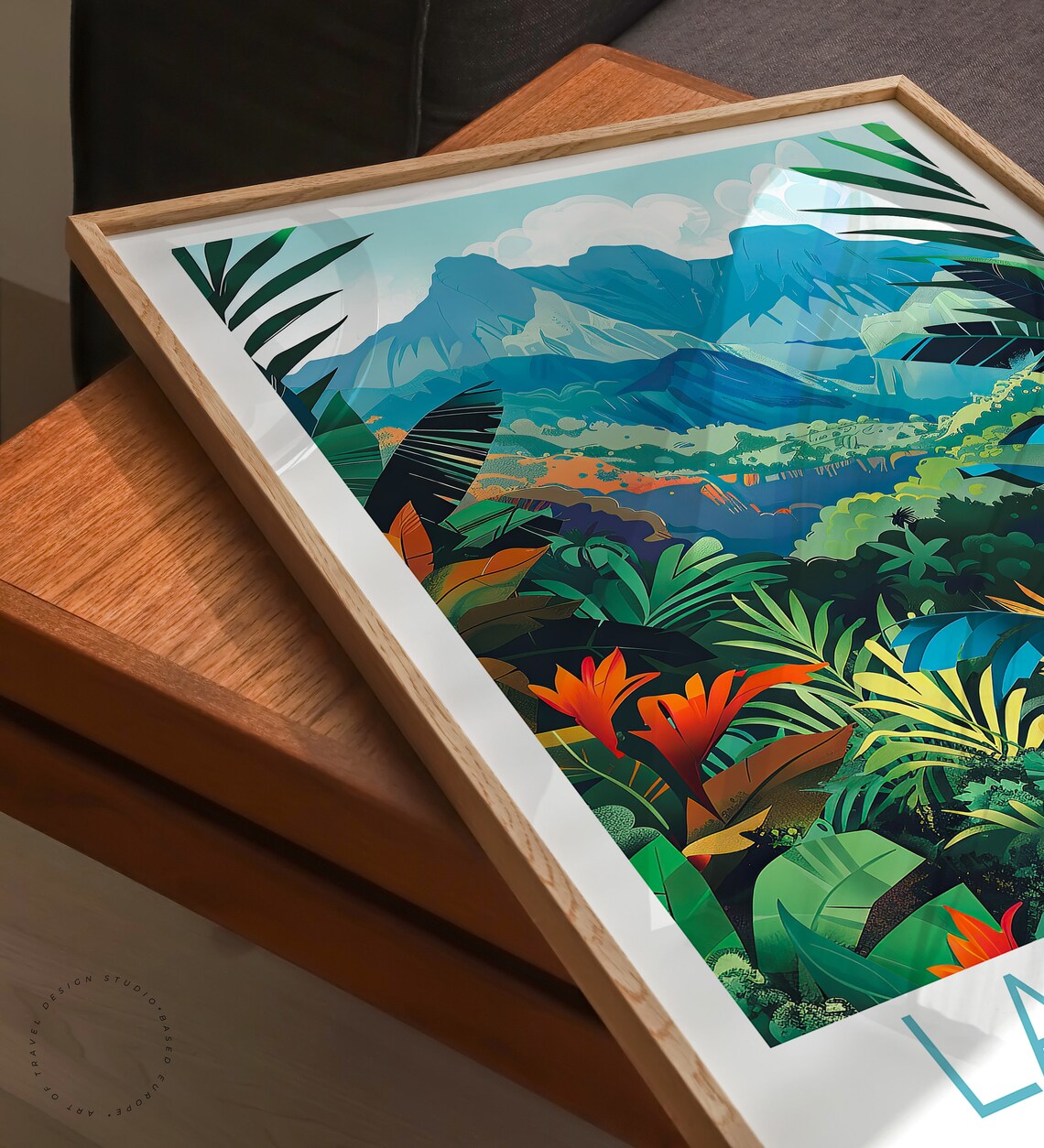 La Reunion Travel Poster, France Island Wall Art - Image 3