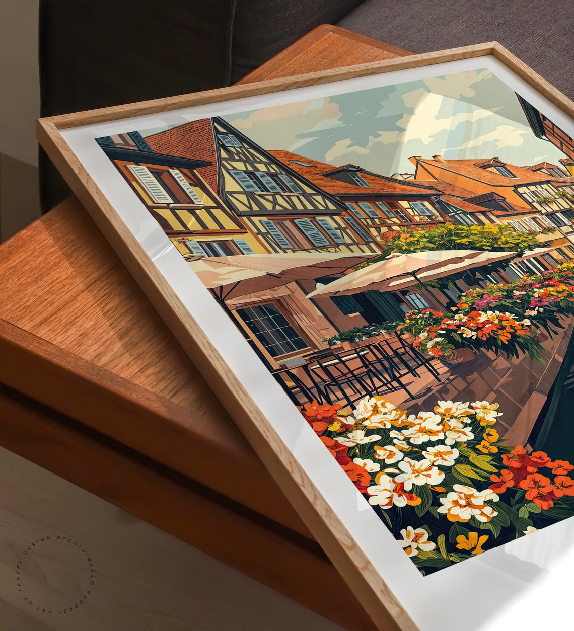 Colmar France Travel Poster France City Wall Art Colmar France Print Home Decor Wedding Gifts Custom Travel Poster - Image 3