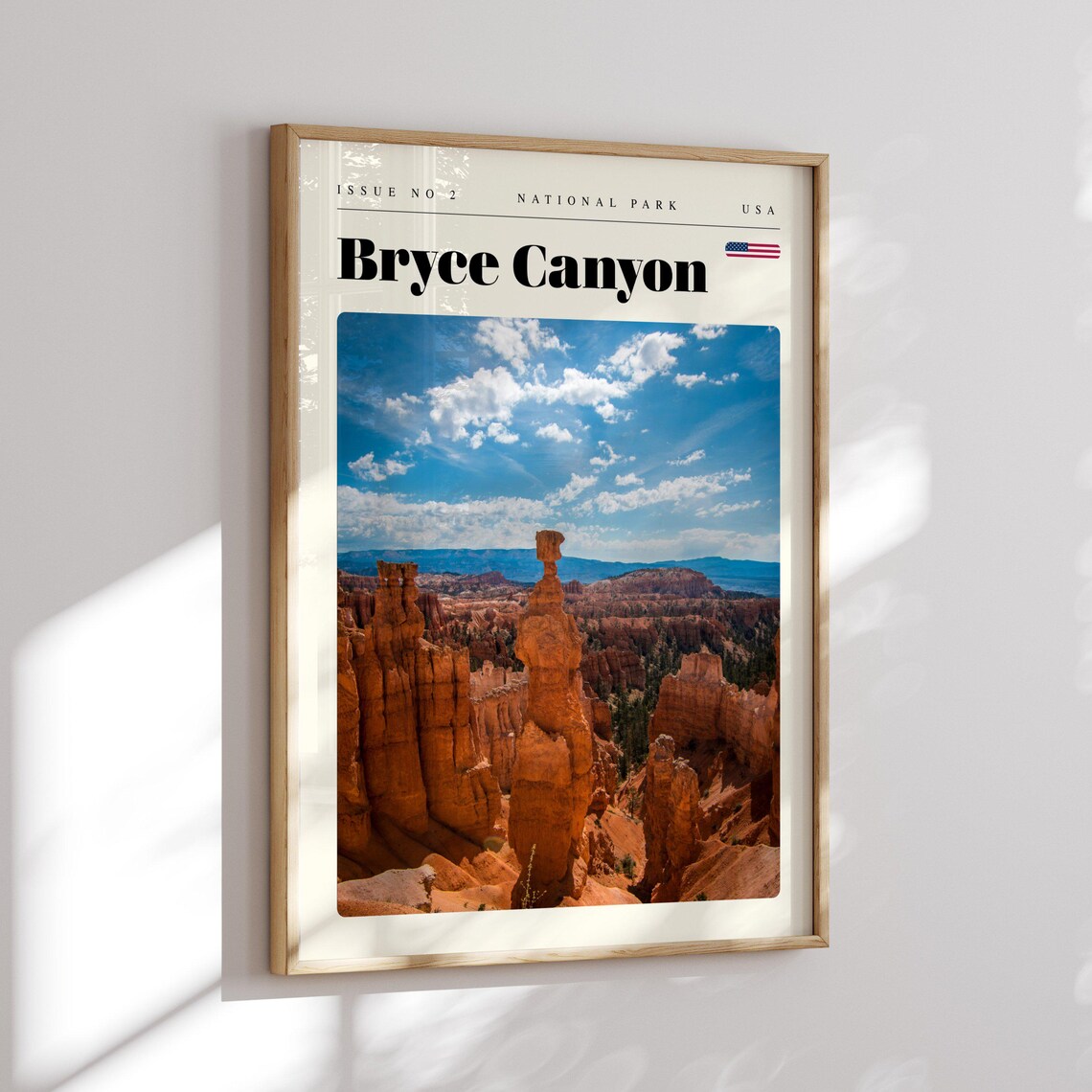 Bryce Canyon Utah Red Rock Hoodoos National Park Travel Poster - Image 2
