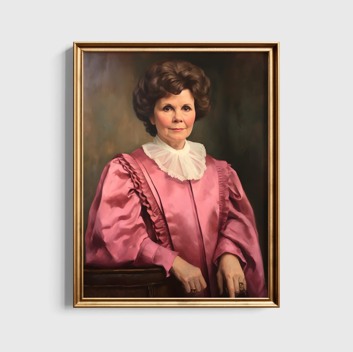 Dolores Umbridge Pink Robes Portrait Wizard Villain Art Poster
