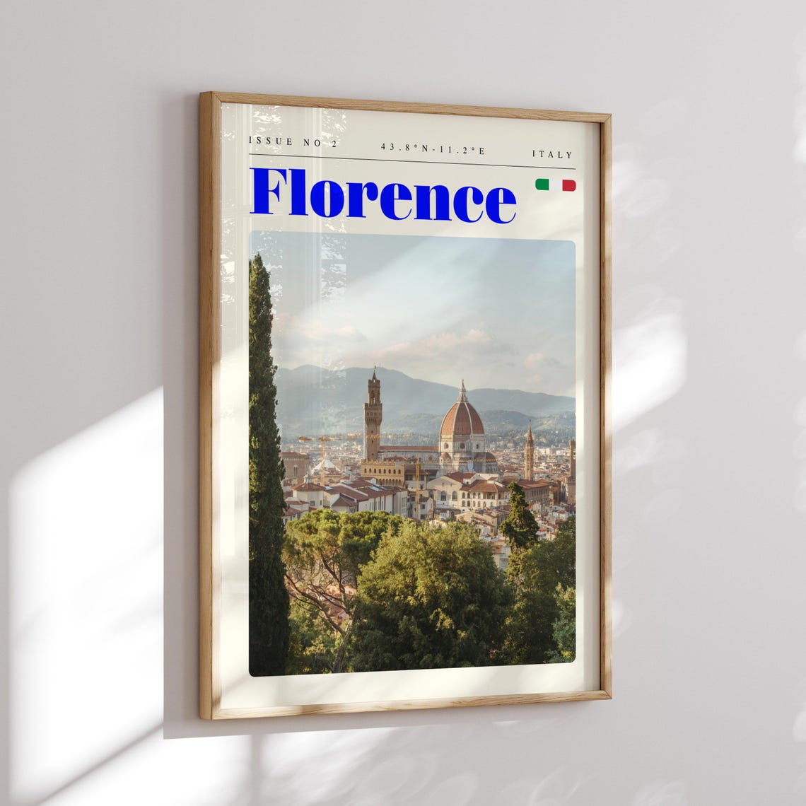 Florence Italy Cathedral Dome Tuscan Cityscape Scenic Travel Poster - Image 2