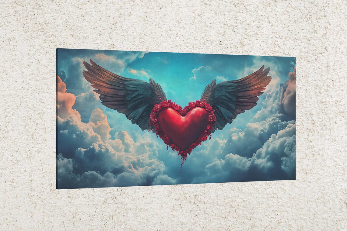 Heart Winged Dreams, Valentines Day Decor