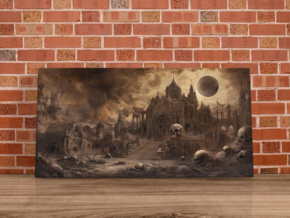 Eclipse Temple Architectural Print