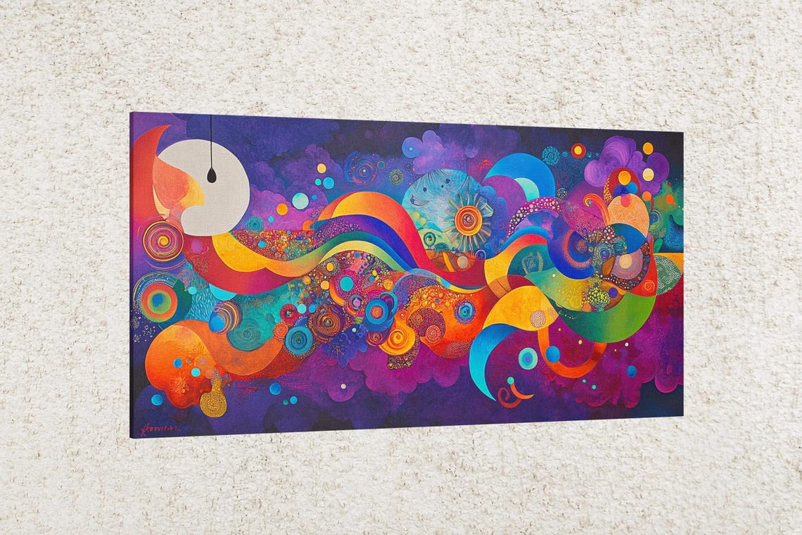 Rainbow Celestial Path Art Print - Image 2