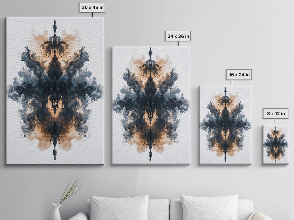 Dark Artistic Symmetry Poster Print - Image 3