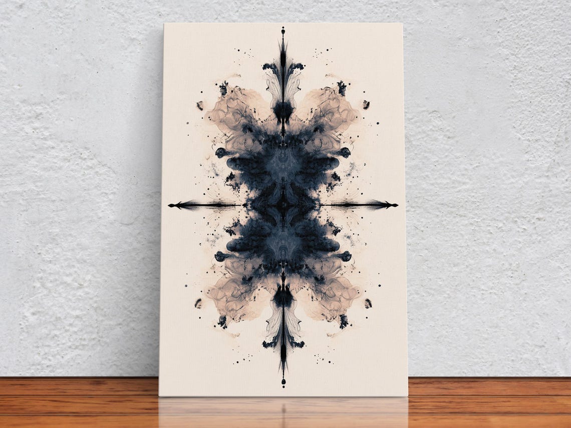 Colorful Chaos Ink Splash Art Print