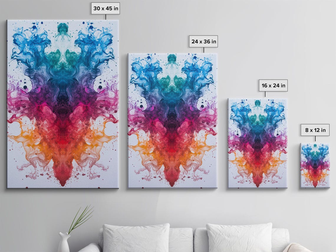 Splatter Color Symphony Print Print - Image 3