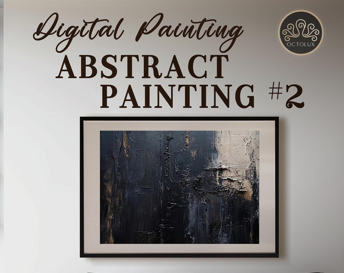 Abstract Print 2, Minimalist Exhibition Poster