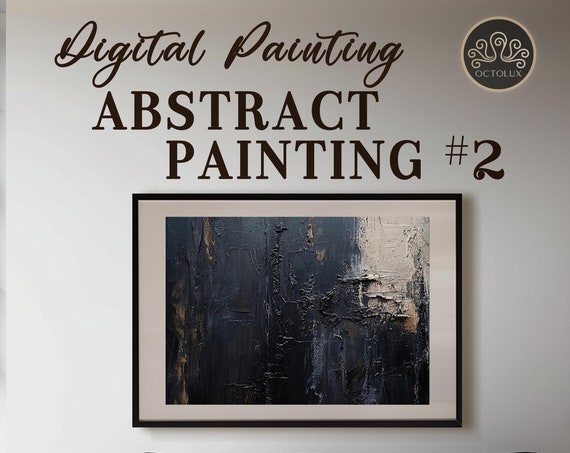 Abstract Print 2, Minimalist Exhibition Poster