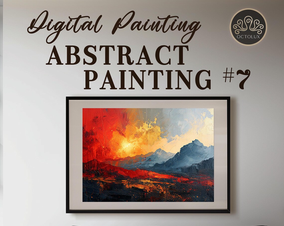 Abstract 7, Minimalist Exhibition Poster