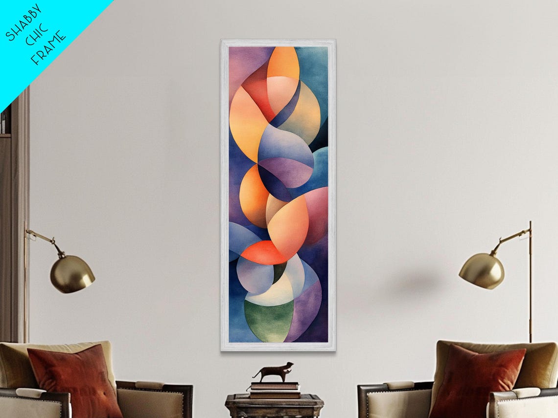 Pastel Geometric Abstract Shapes Soft Modern Art Decor Poster - Image 4
