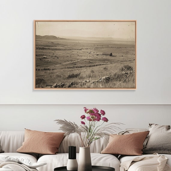 Vintage Southwestern Gallery Wall Art Framed Print Metal Print Wild West Wall Art Rustic Country Wall Art Farmhouse Decor
