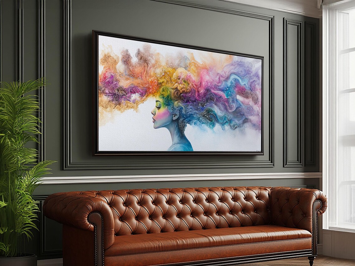 Mind Blowing Abstract Art, Colorful Rainbow - Image 5