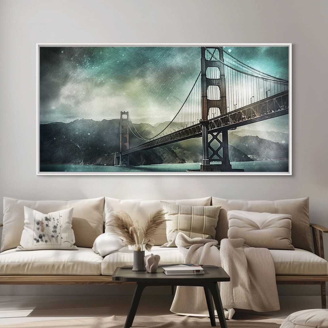 Watercolor Golden Gate Bridge Art Print, San Francisco - Image 4