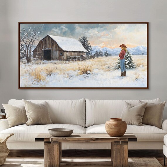 Tranquil Framed Print Of Misty Forest Scene With Autumn Trees Moody Wall Art For Fall Decor Perfect For Seasonal Rustic Home Decor