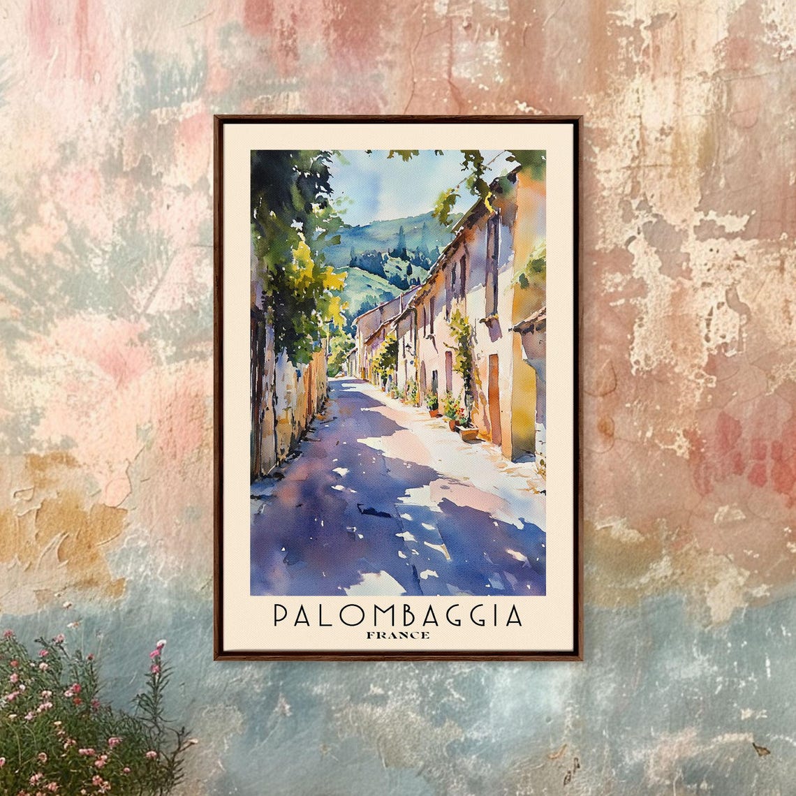 Palombaggia France Watercolor Print Vacation Gift France Wall Art Beach Painting Beach Decor Beach Or Lakehouse Art