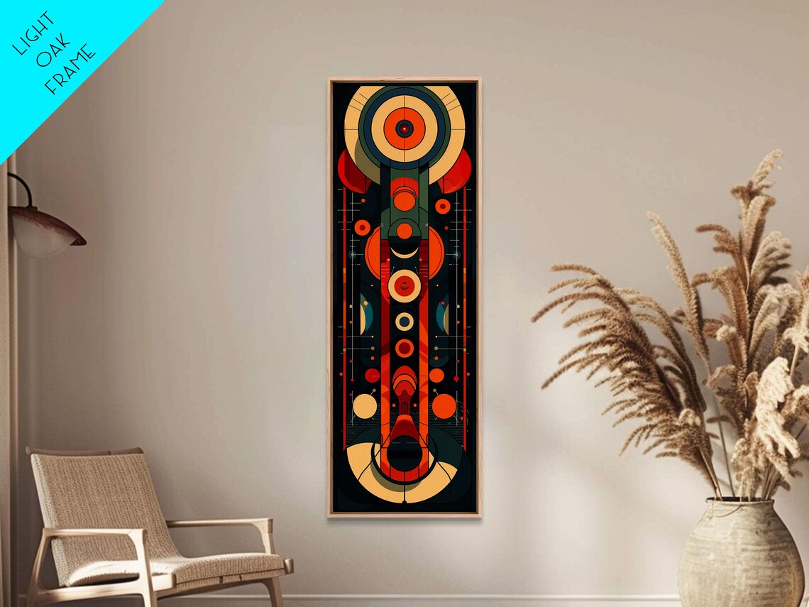 Retro Art Deco Geometric Patterns Poster Print - Image 4