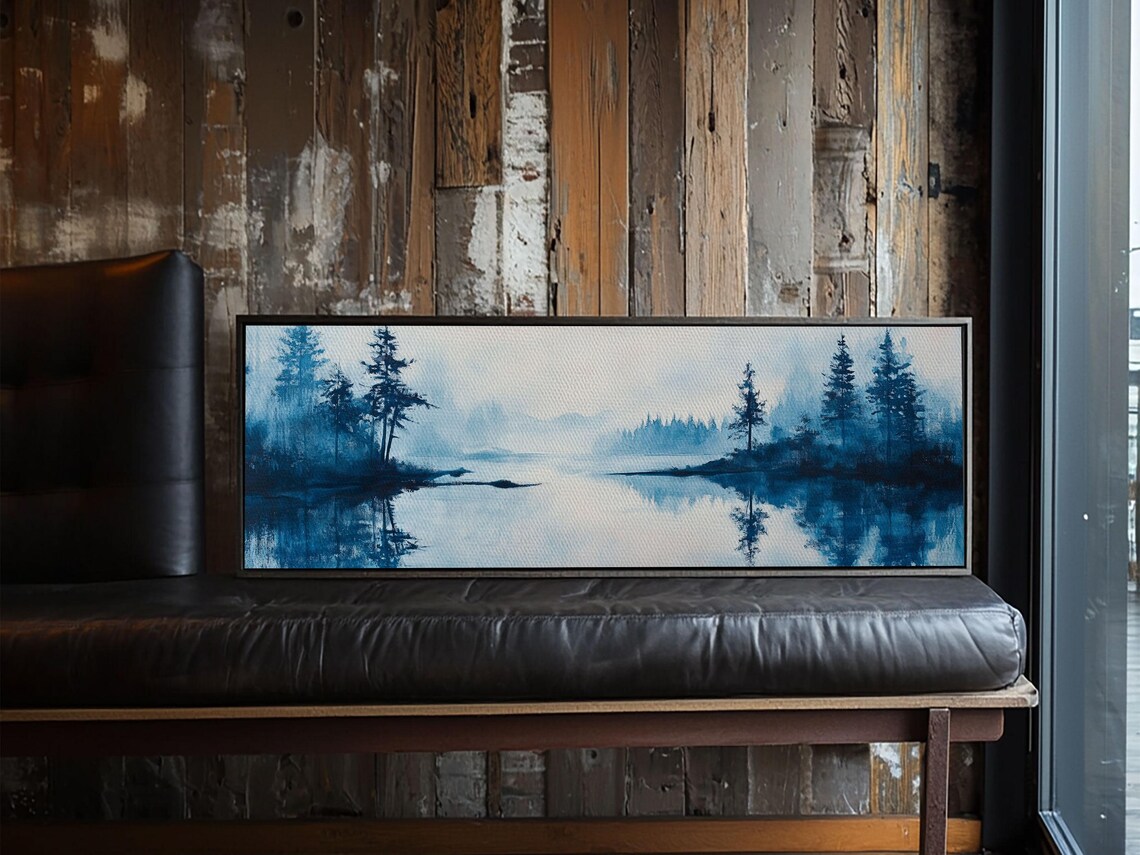 Smoky Mountain Birch Tree Art Print, Rustic Cottagecore - Image 5