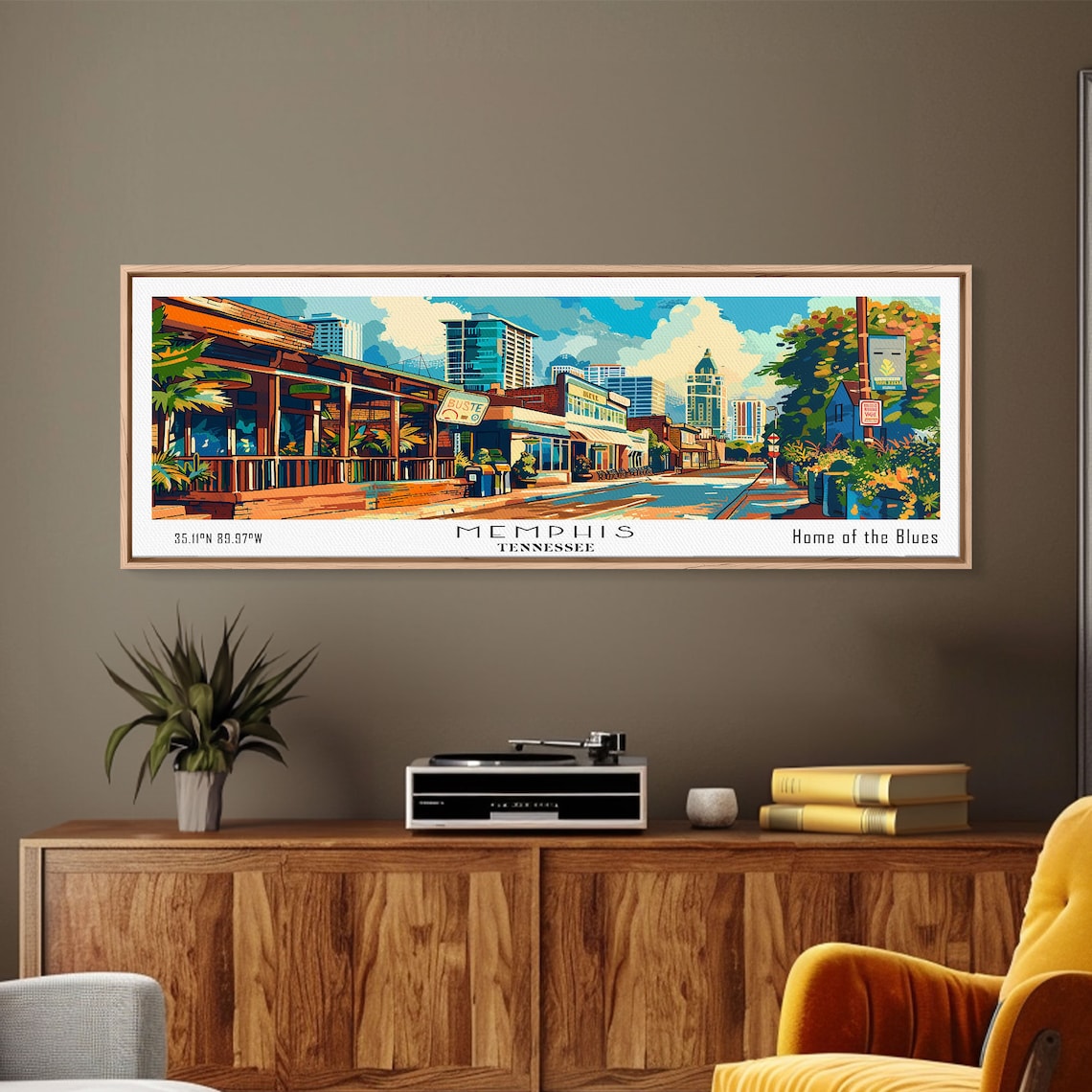Memphis Tennessee Retro Travel Poster, Mid-Century - Image 2