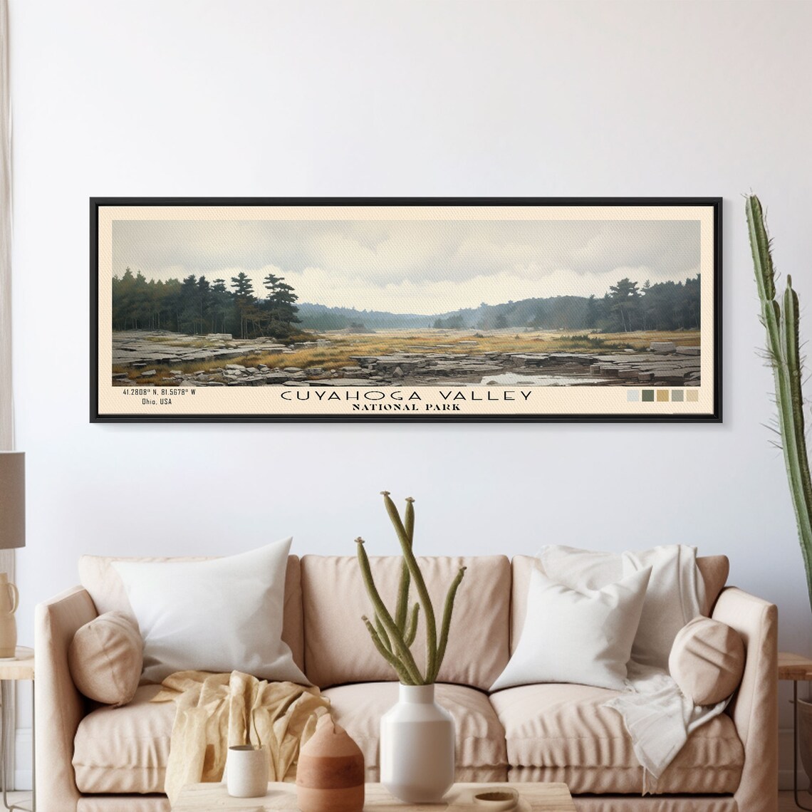 Cuyahoga Valley National Park, Ohio Minimalist Travel Poster