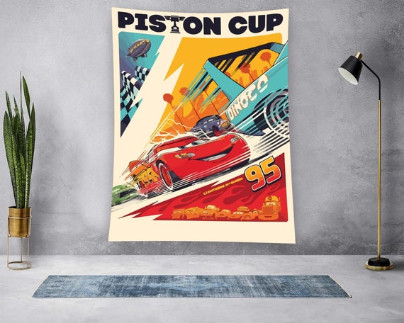 Cars Nursery Tapestry Wall Hanging Art Print