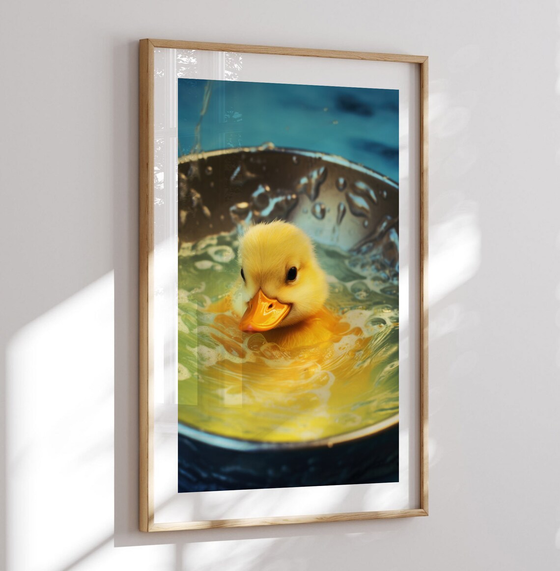 Duckling Bath Photography, Cute Nursery Decor - Image 4