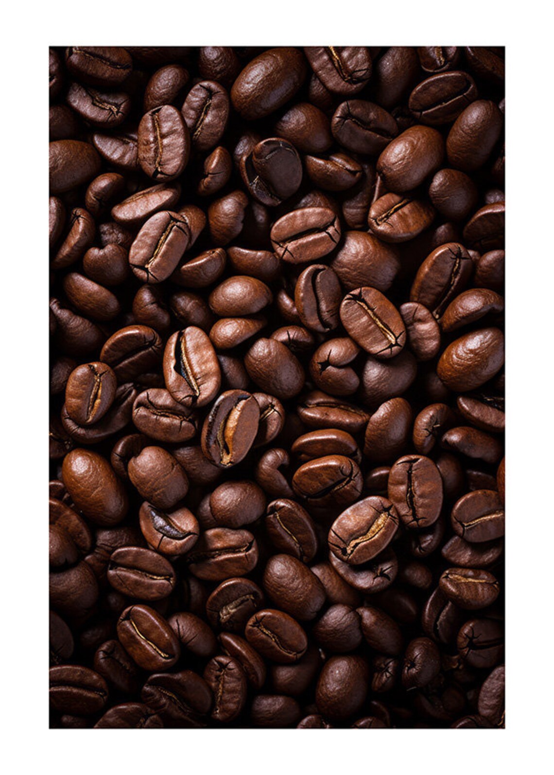 Roasted Coffee Beans Coffee Lovers Poster Art Aromatic Elegance Coffee Poster Sophisticated Coffee Art - Image 2