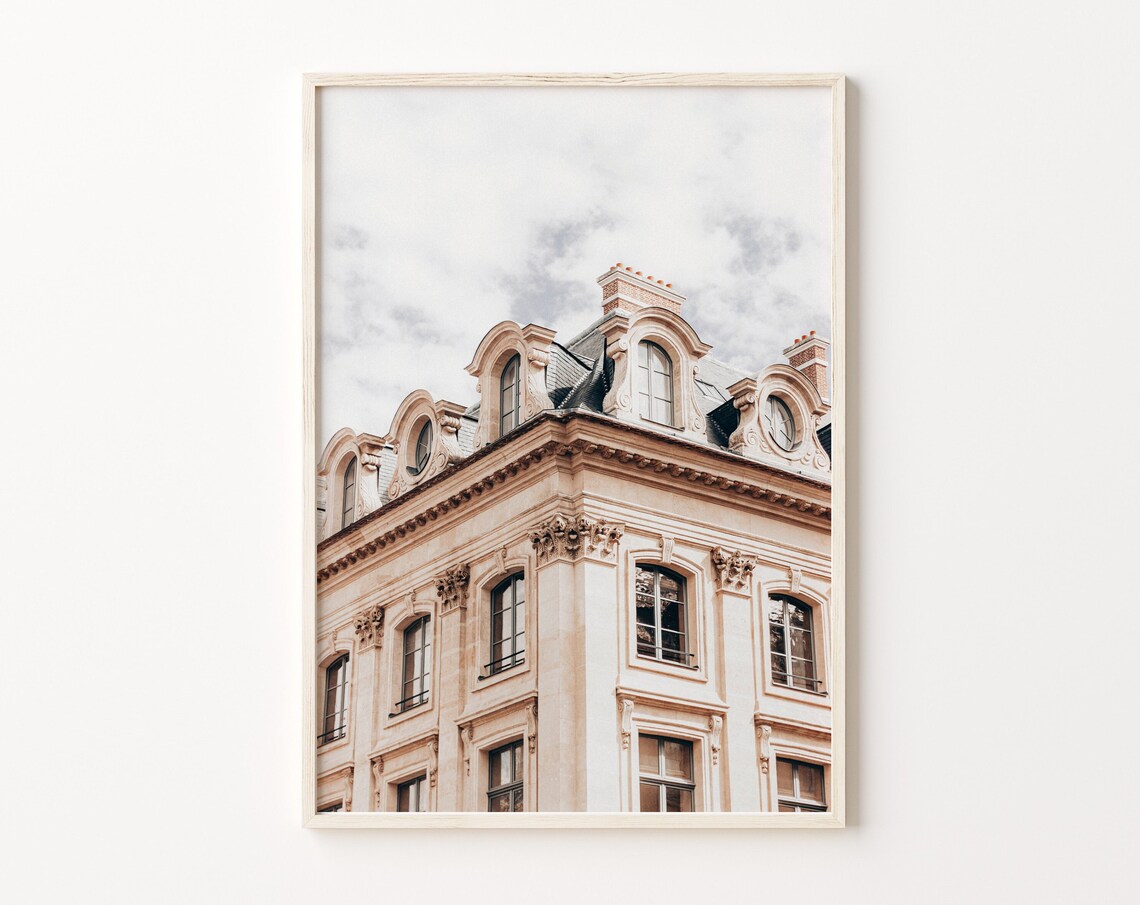 Paris Photography Print, France Architecture Poster