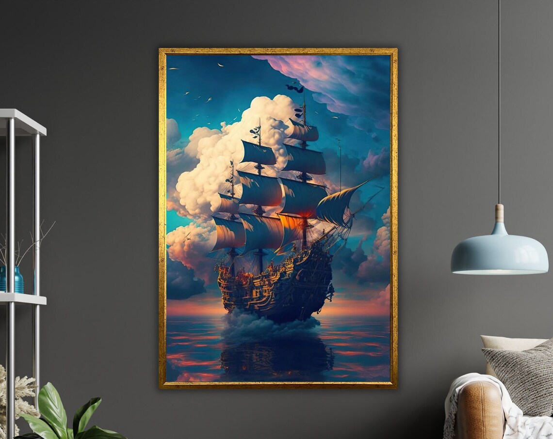 Of The Sea Art Coastal Wall Decor Ocean Print Nautical Seascape Ready To Hang