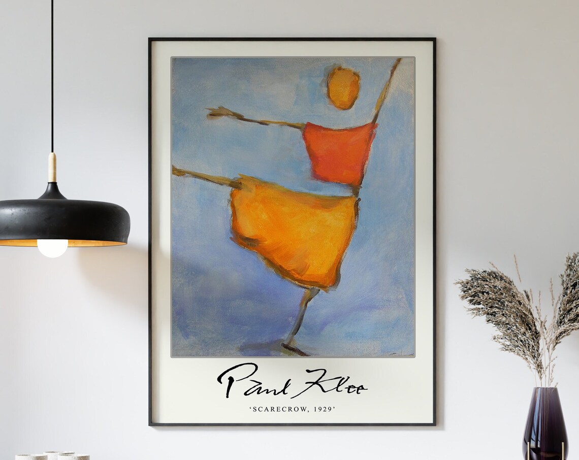 Paul Klee Scarecrow Exhibition Poster, Modernist Art Print - Image 3