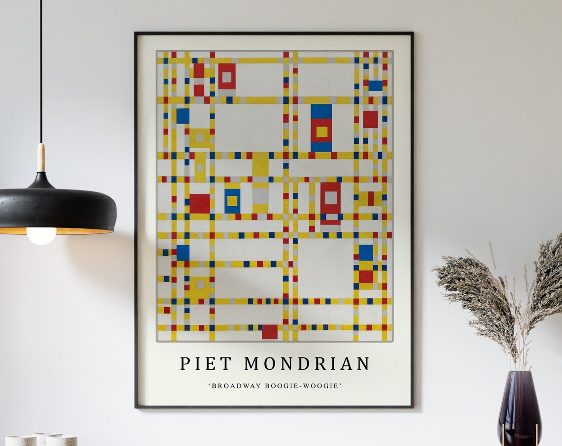 Piet Mondrian Broadway Boogie Woogie Art Print - Image 3