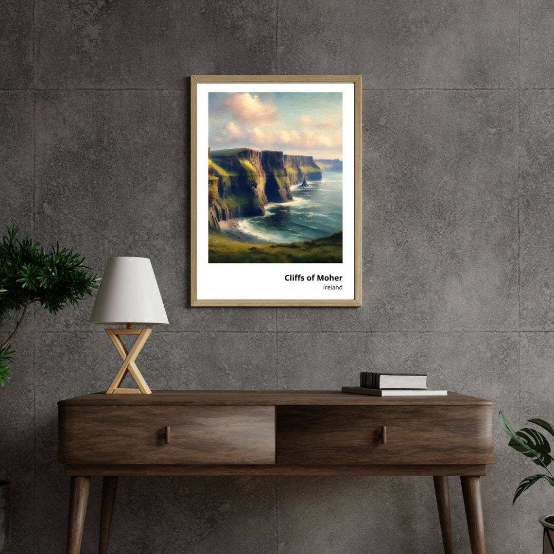 Cliffs of Moher Ireland Dramatic Sea Cliffs Coastal View Poster
