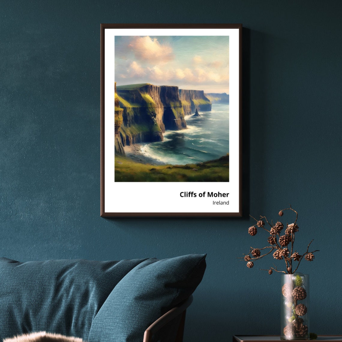 Cliffs of Moher Ireland Dramatic Sea Cliffs Coastal View Poster - Image 4