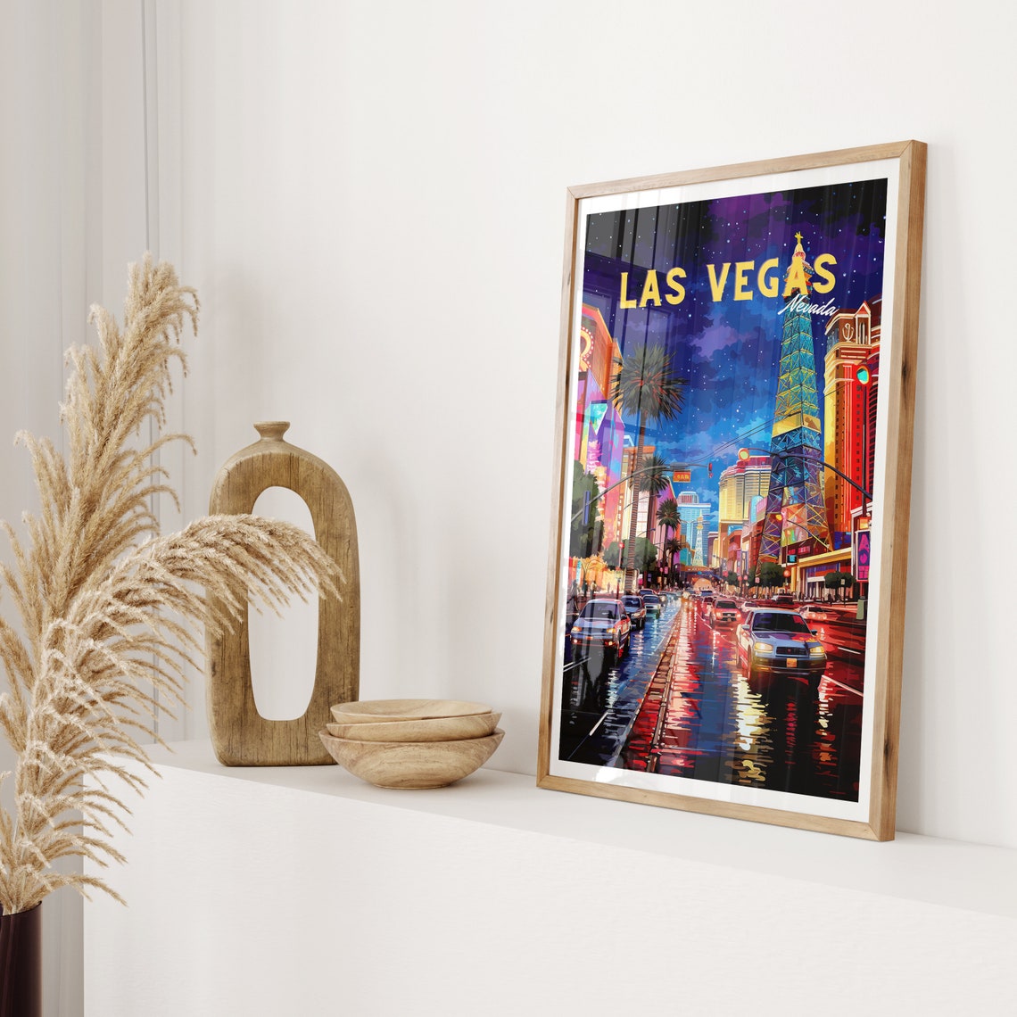 Las Vegas Travel Poster Usa Poster Las Vegas Vintage Poster Travel Poster Las Vegas Poster Retro Poster Las Vegas Travel Gift - Image 2