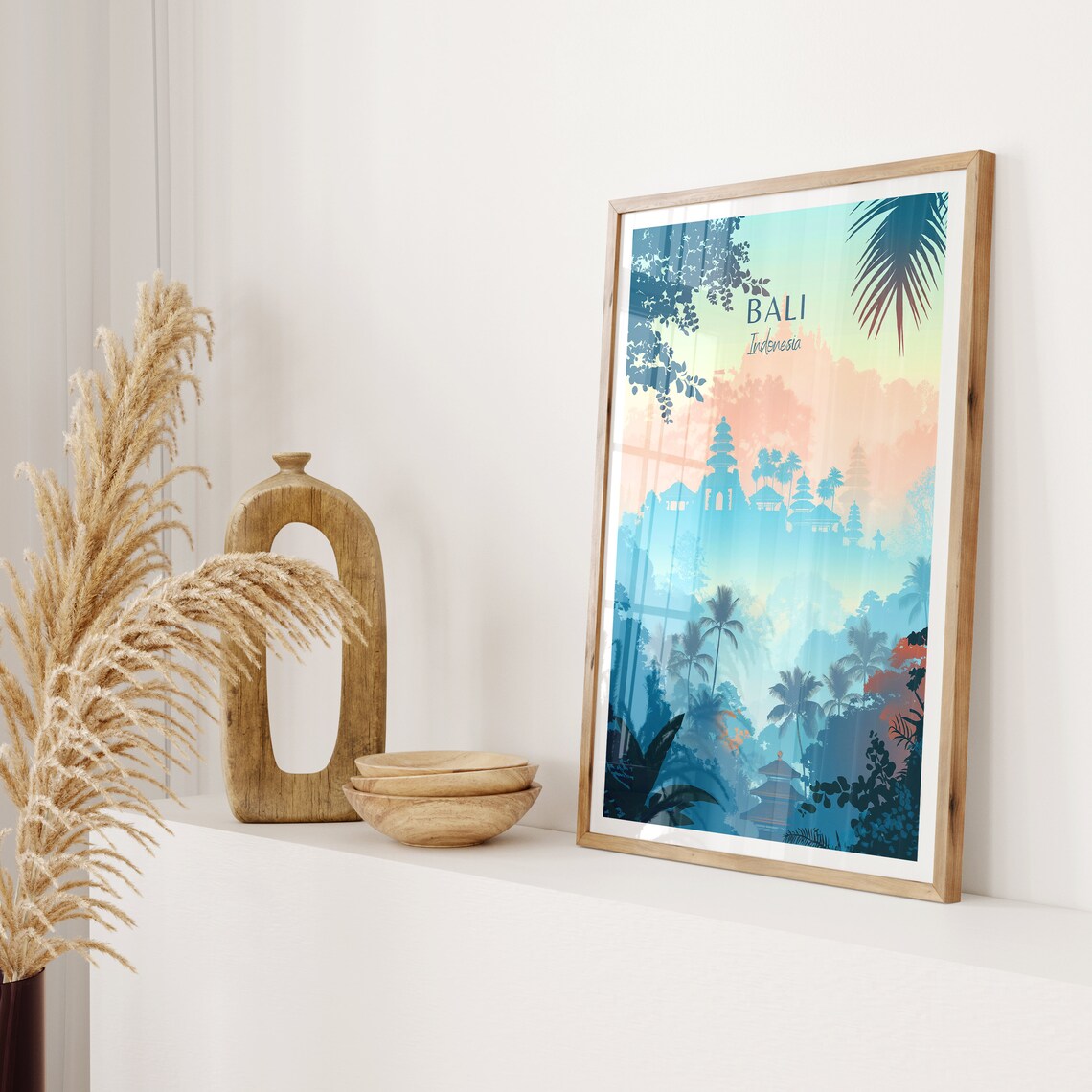 Bali Travel Poster, Indonesia Wall Art Art Print - Image 2