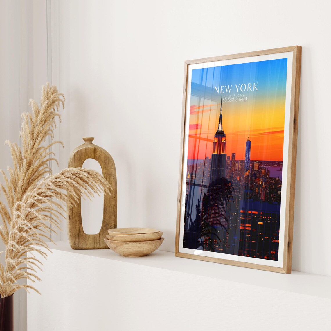 New York Travel Poster, USA City Wall Art - Image 2