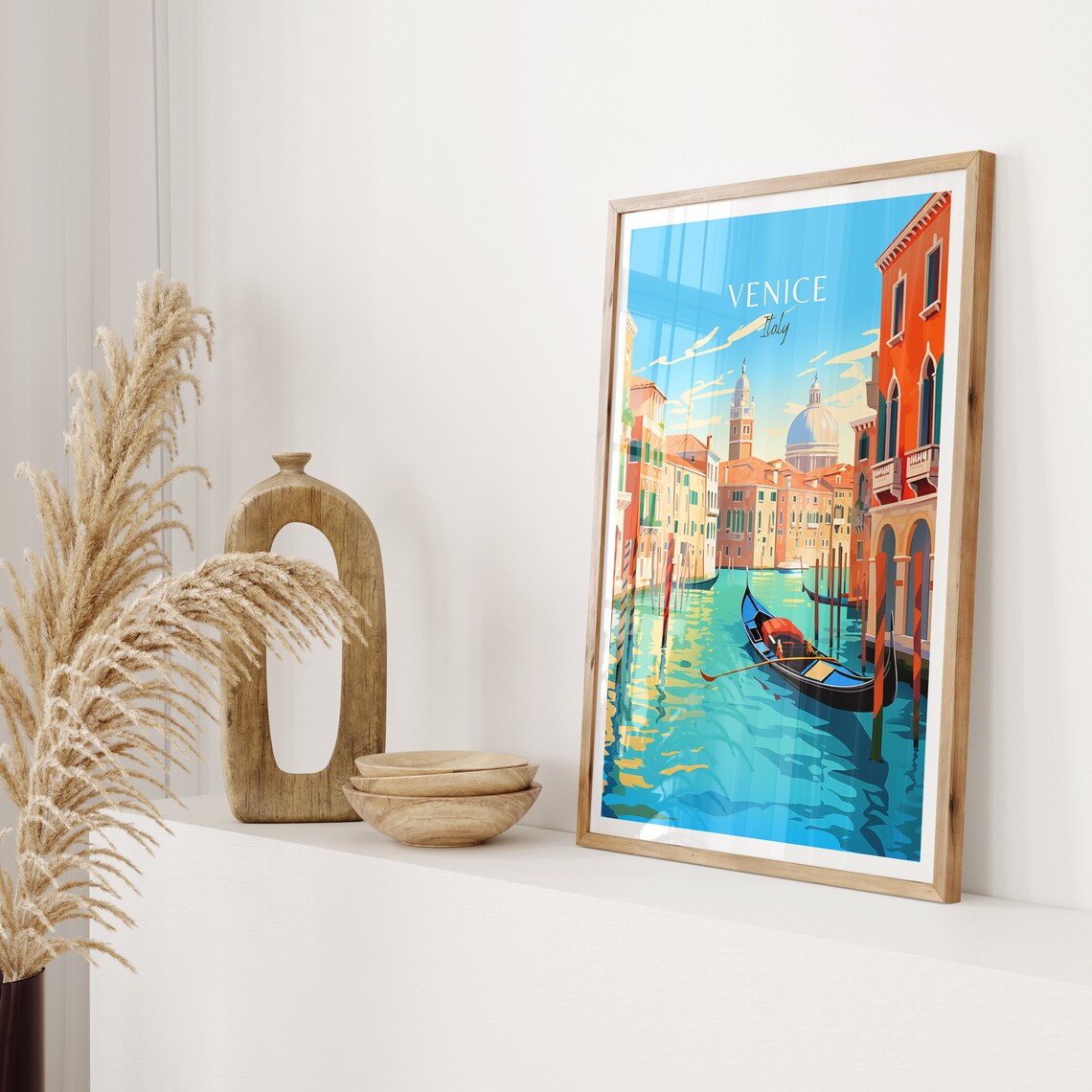 Venice Vintage Travel Poster, Italy Travel Poster - Image 2
